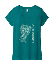 Load image into Gallery viewer, Drum in Joy! Women&#39;s V-neck T-shirt (provides 12 meals)