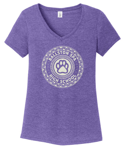 BSCSD High School Women's V-neck T-shirt - Purple (provides 12 meals)