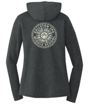 Load image into Gallery viewer, BSCSD Middle School Women&#39;s Hooded T-shirt (provides 14 meals)