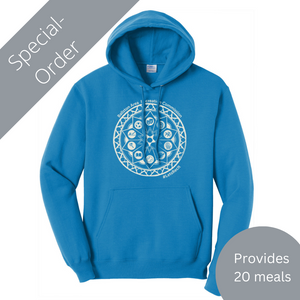 SPECIAL ORDER BARC Adult Hooded Sweatshirt - BLUE (provides 20 meals)