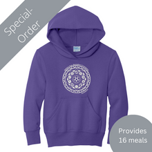 Load image into Gallery viewer, SPECIAL ORDER BARC Youth Hooded Sweatshirt  - PURPLE(provides 16 meals)