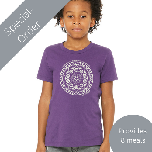 SPECIAL ORDER BARC Youth T-Shirt - PURPLE (provides 12 meals)