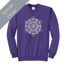 Load image into Gallery viewer, DDX3X Adult Sweatshirt - purple (provides 20 meals)
