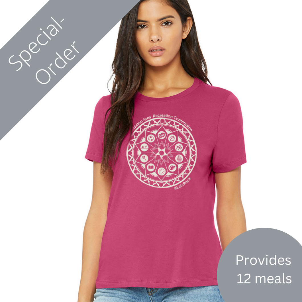 SPECIAL ORDER BARC Women's T-Shirt - PINK (provides 12 meals)