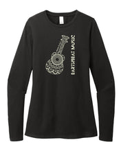 Load image into Gallery viewer, Strum in Joy Women&#39;s Long Sleeve Mandala T-shirt (provides 14 meals)