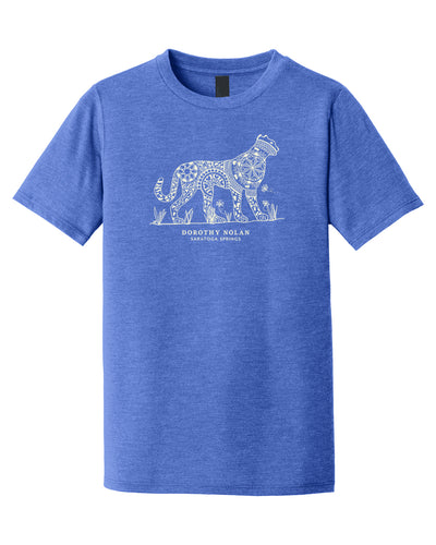 Dorothy Nolan Cheetah Youth T-Shirt  - Blue (provides 5 meals)
