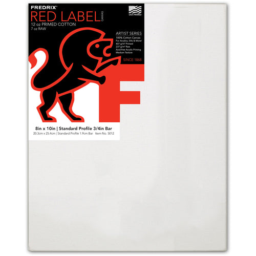 Fredrix Red Label Cotton Canvas 8