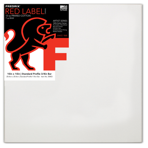 Fredrix Red Label Cotton Canvas 10