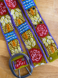 Product Image: Embroidered Wool Belt: Harvest