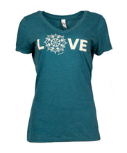 Load image into Gallery viewer, LOVE Women&#39;s V-neck Tee (provides 12 meals)