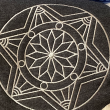 Load image into Gallery viewer, Jersey Blanket with Mandala Design (provides 24 meals)