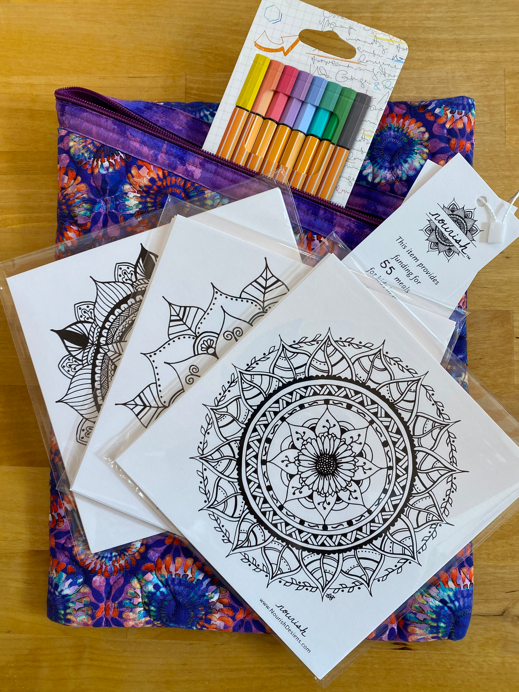 Coloring Gift Bundle - Creativity with a Cause (Provides 55 meals)