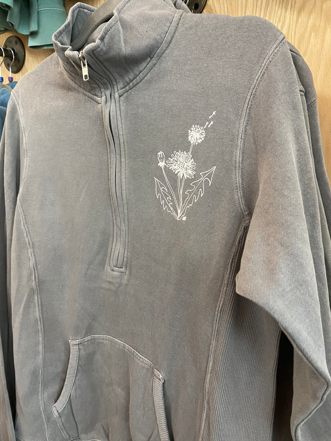 Dandelion Unisex 1/2 Zip Sweatshirt (22 meals)