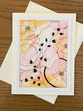 Load image into Gallery viewer, Product Image: Flowers and Patterns Card with Pen