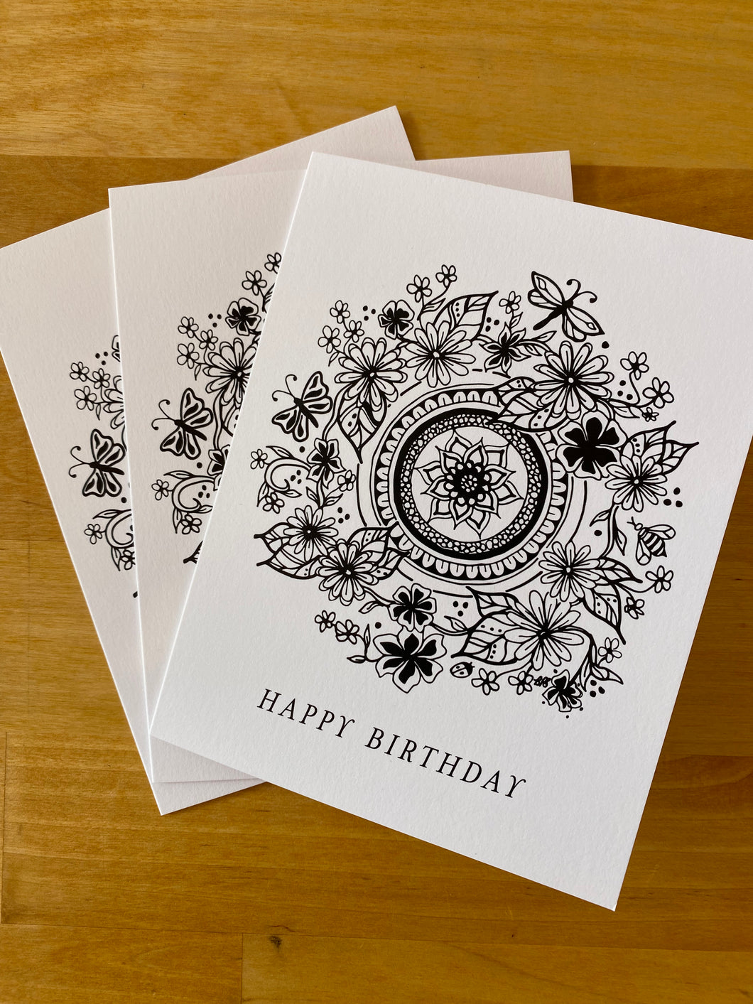 Three Happy Birthday Cards 