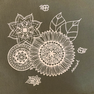 Mandala Blooms Kitchen Towels (provides 6 meals)