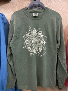 Unisex Cotton Long-Sleeved Tree Mandala T-shirt (provides 15 meals)