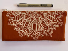 Load image into Gallery viewer, Upcycled Nourish Pencil Case - pumpkins (12 meals)