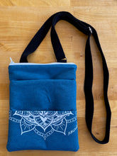 Load image into Gallery viewer, Upcycled Nourish Zip-Top Cross Body Bag - teal (24 meals)