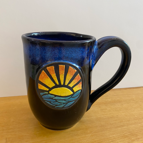 Sunshine Mug :  Blue & Black  (provides 14 Meals)