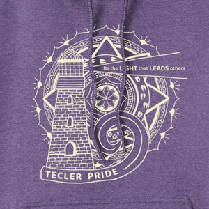 Tecler Elementary School Unisex Hooded Sweatshirt - Purple (provides 22 meals)