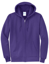 Load image into Gallery viewer, DDX3X Adult Zippered Hooded Sweatshirt - Purple (provides 20 meals)