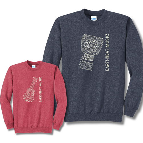 Earthbeat Unisex Crew Sweatshirt (provides 20 meals)
