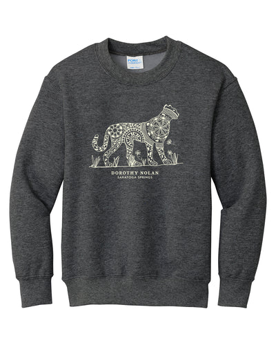 Dorothy Nolan Cheetah Youth Sweatshirt - Dark Grey (provides 9 meals)