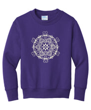 Load image into Gallery viewer, DDX3X Youth Sweatshirt - purple (provides 16 meals)