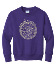 Load image into Gallery viewer, BSCSD Launching Pad Youth Crew Sweatshirt (provides 16 meals)