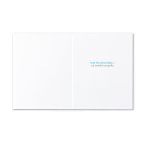 Sympathy Card  - the ones we love (provides 2 meals)