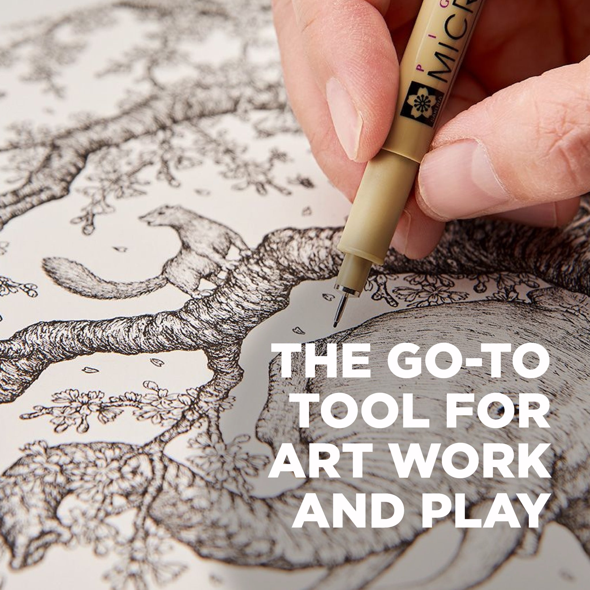 Sakura Pigma Micron Pen Set, Black, 6-Pens (01, 03, 05, 08, 10