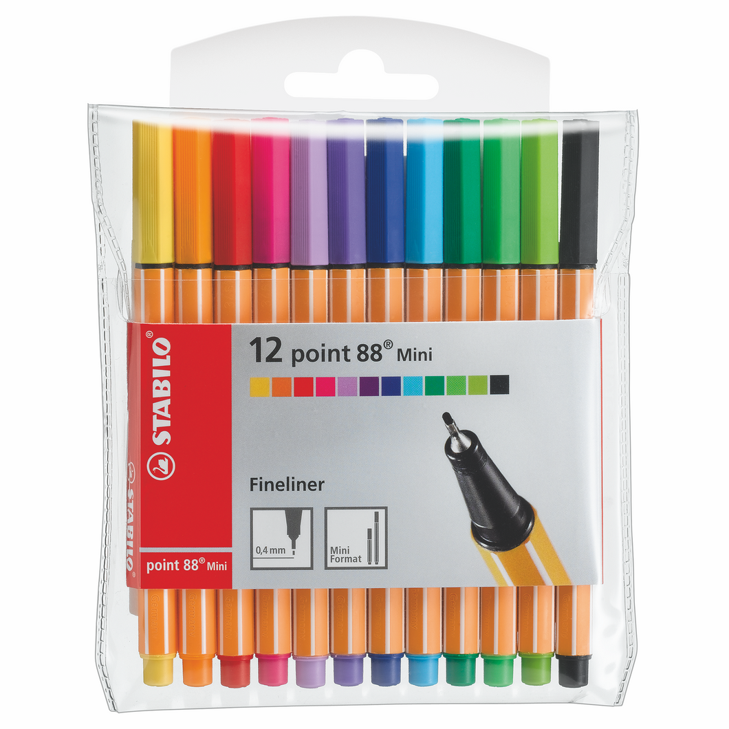 Stabilo Point 88 Mini Marker Set (6 meals)