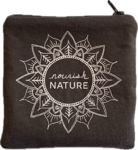 Upcycled Nourish Coin Purse  - nourish nature (4 meals)