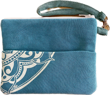 Load image into Gallery viewer, Upcycled Nourish Small Sized Clutch - green