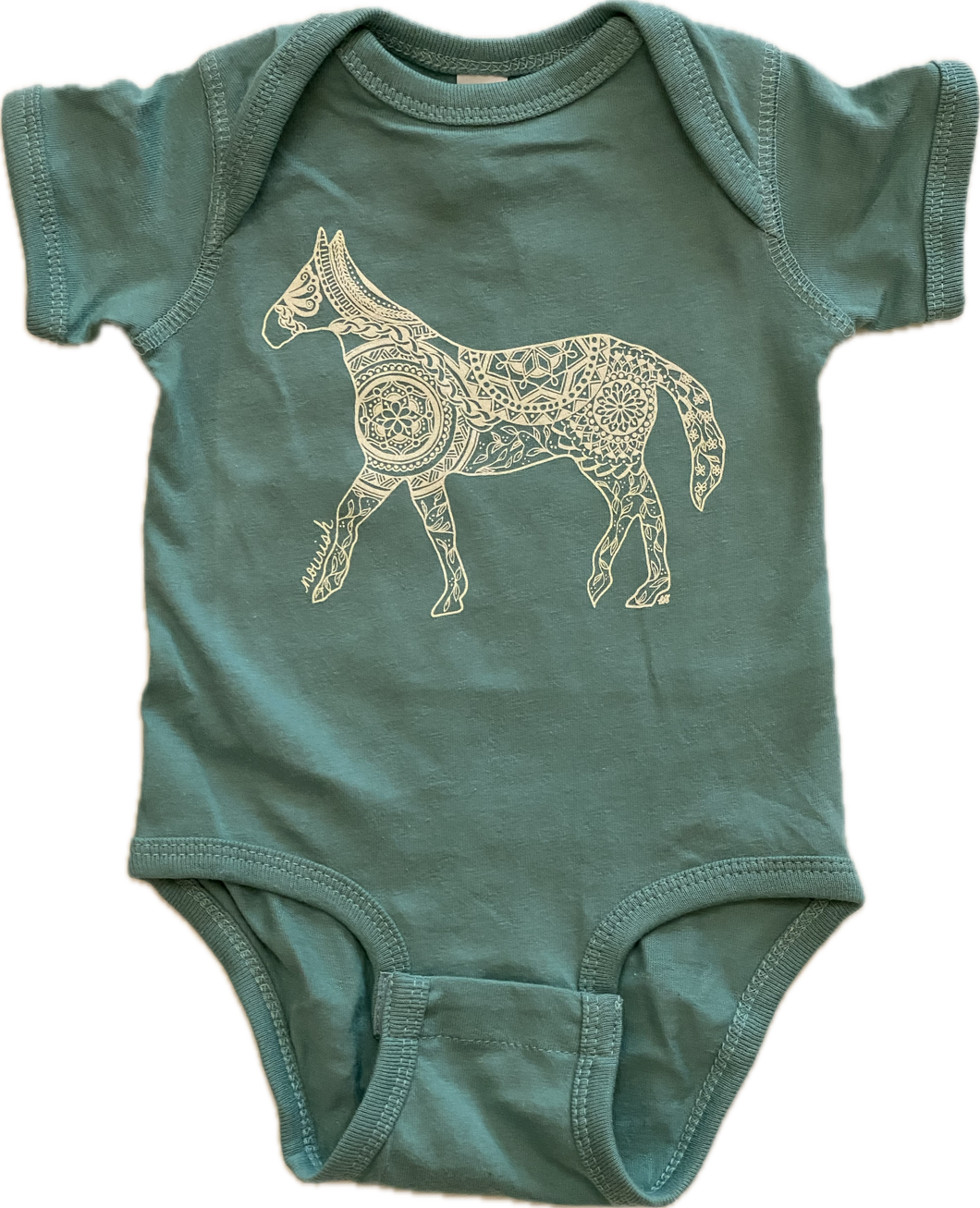 Horse Onesie - Ocean Green (provides 8 meals)