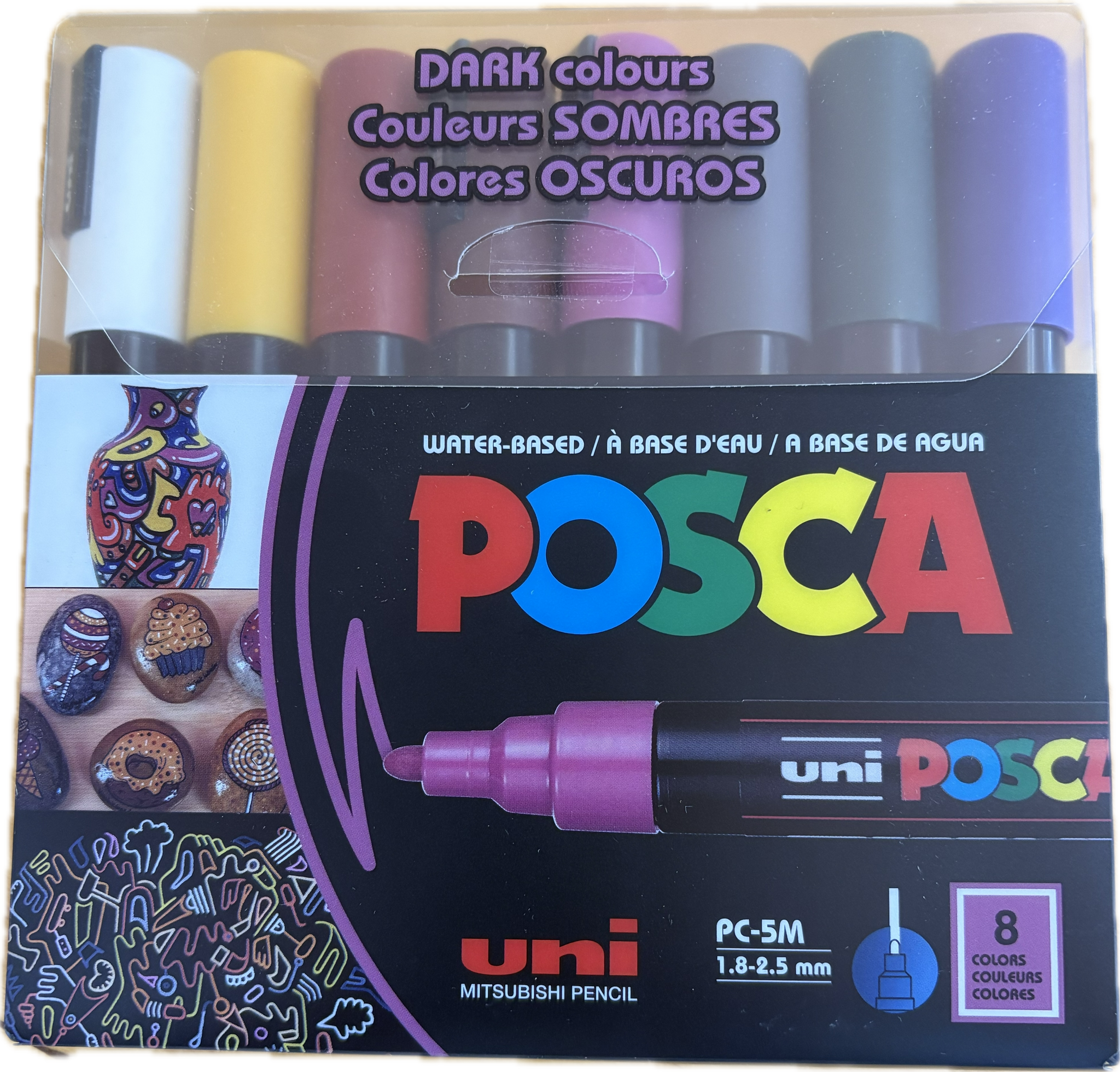 Posca Pens - Set of 8, 5M (provides 15 meals) – Nourish Designs