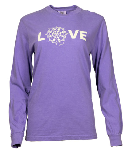 Unisex Cotton Long-Sleeved LOVE Crew, (provides 15 meals)