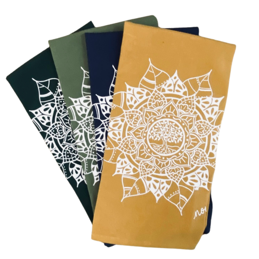 Tree Mandala Kitchen Towels (provides 6 meals)