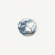 Load image into Gallery viewer, You are Loved Pocket Charm:  Set of 4 (provides 7 meals)