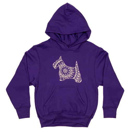 BSCSD Youth Ballston Spa Scotties Hooded Sweatshirt - Purple (provides 16 meals)