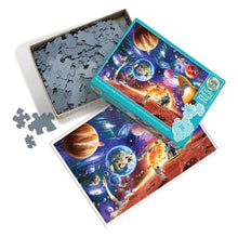 Load image into Gallery viewer, Space Travels (Family) 350pc puzzle (provides 6 meals)