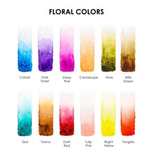 Load image into Gallery viewer, Watercolor Pocket Set Of 12 With Brush - Floral Colors