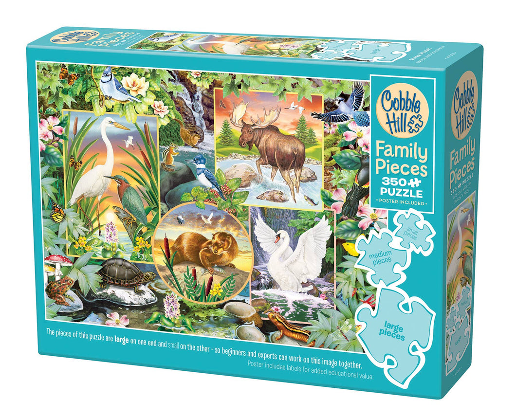 River Magic (Family) 350pc puzzle (provides 6 meals)