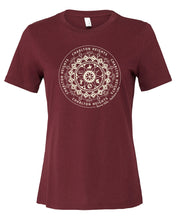 Load image into Gallery viewer, Charlton Heights Women&#39;s Crew Tee: Maroon (provides 24 meals)