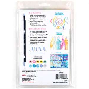 Dual Brush Pen Art Markers: Pastel - 10-Pack (12 meals)