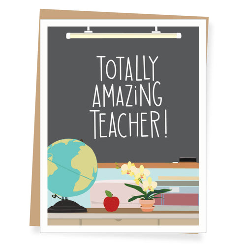 Amazing Teacher Thank You Card