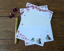 Load image into Gallery viewer, Spring Biking Pup Notepad (provides 6 meals)