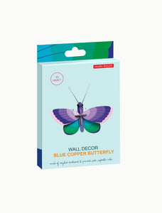 Blue Copper Butterfly Wall Decoration (5 meals)