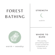 Load image into Gallery viewer, Forest Bathing Frosted Candle (provides 14 meals)